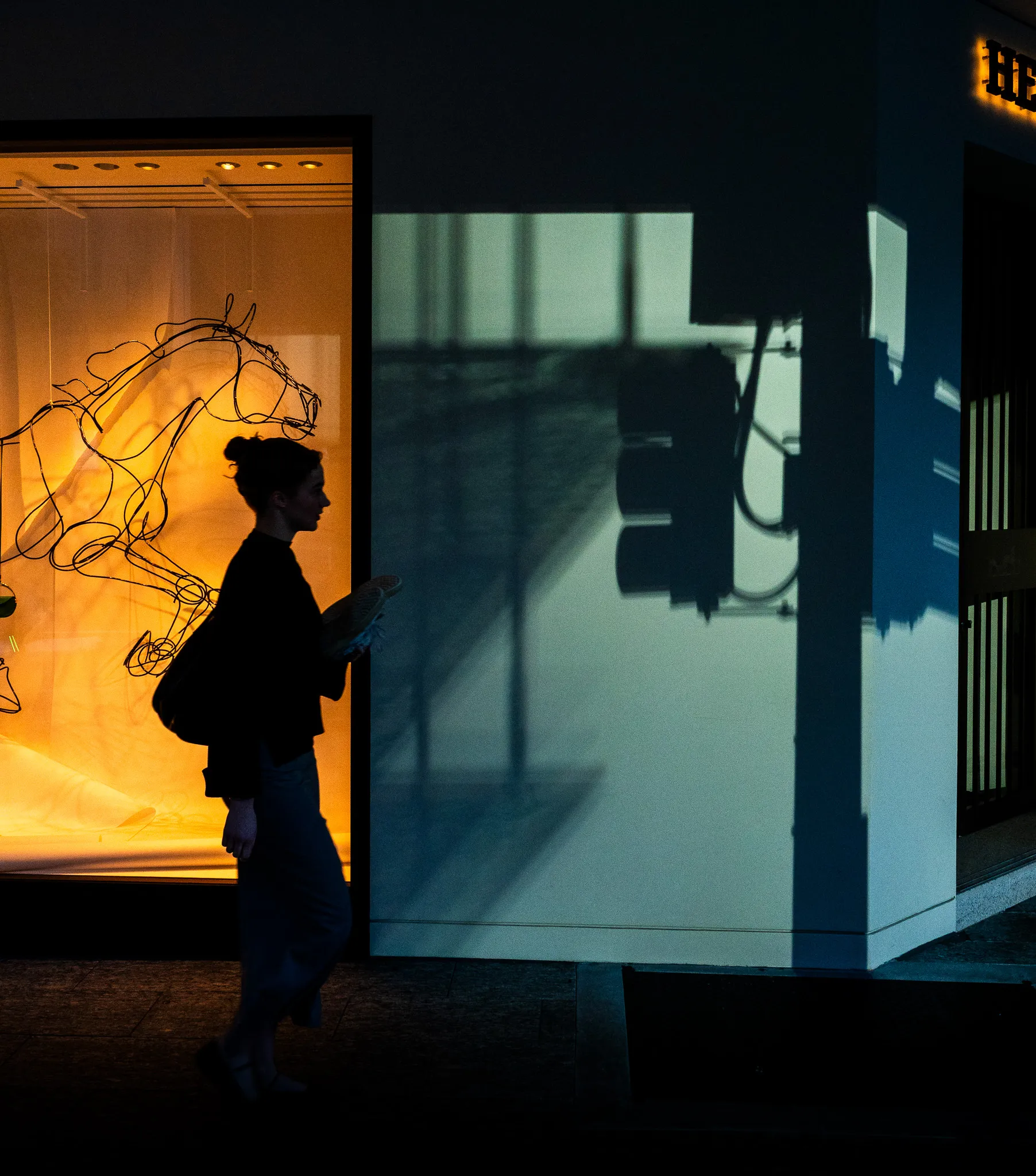 Street — from City Silhouettes, a street series by Andrew Bloyce