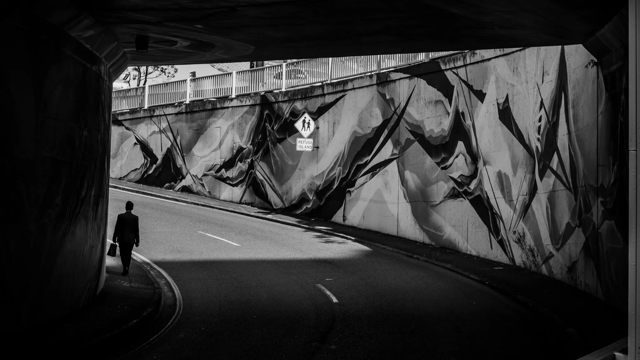 Street — from City Silhouettes, a street series by Andrew Bloyce